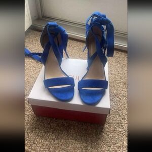Blue heels